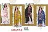 Amanat By Blue Hills Rayon Embroidery kurti With Bottom Dupatta
